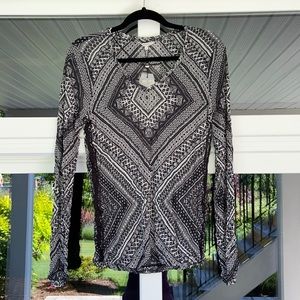 Sandwich crinkle top - L